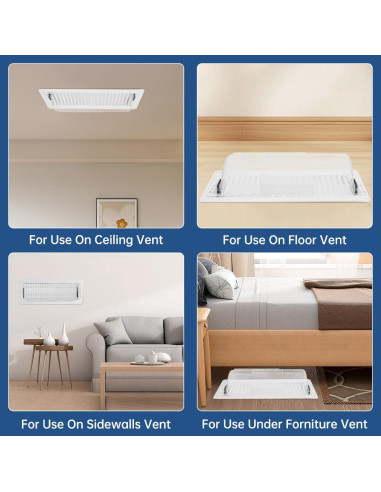 Deflector de Ventilación de Aire CH24Globall 6 Paquetes 21.6-39.4 cm