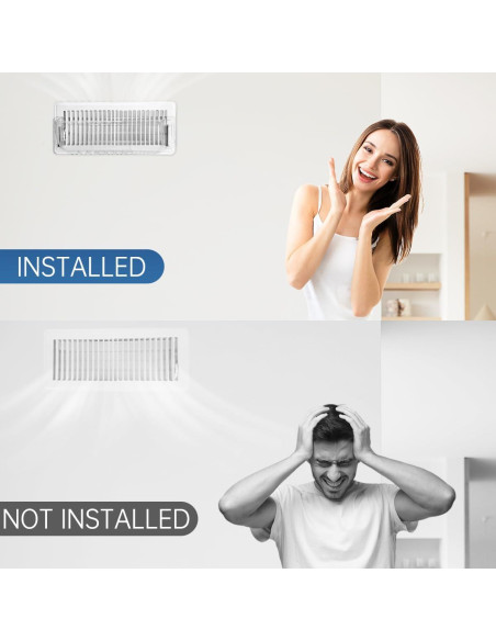 Deflector de Ventilación de Aire CH24Globall 6 Paquetes 21.6-39.4 cm