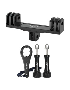 Conjunto Montaje Dual Twin Aluminio HSU para GoPro Hero 4-13
