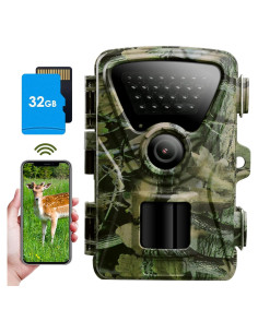 Cámara de Caza MAXDONE PH820W 32MP 1440P WiFi Nocturna IP66