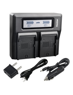 Cargador Rápido Doble LCD Kastar para Nikon EN-EL20/EN-EL20A