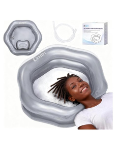 Bañera Inflable Cehim para Champú - Plata, 54.61 cm Diámetro