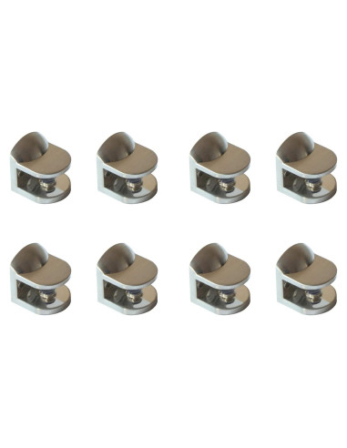 Soportes de Estante Ajustables Chuangyong - Juego de 8 - Niquelado