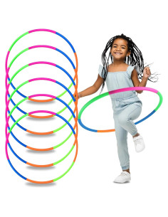 Paquete de 6 Aros de Hula Liberty Imports 81.28 cm Ajustables
