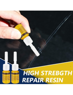 Kit de Reparación de Parabrisas AODA - 4 Botellas, Rápido y Efectivo 2