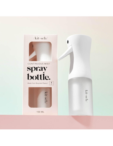 Botella Spray Continuo Kitsch 150ml - Atomizador Ecológico Blanco