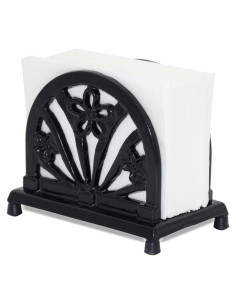 Soporte para Servilletas de Hierro Fundido Minluful Vintage Negro