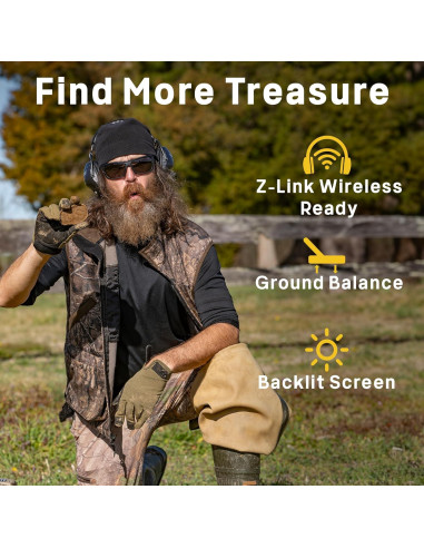 Detector de Metales Garrett Jase Robertson IP54 Inalámbrico