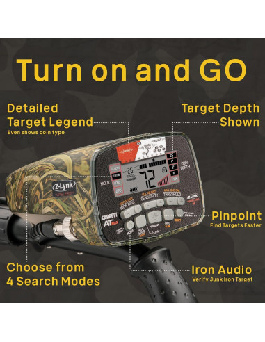 Detector de Metales Garrett Jase Robertson IP54 Inalámbrico