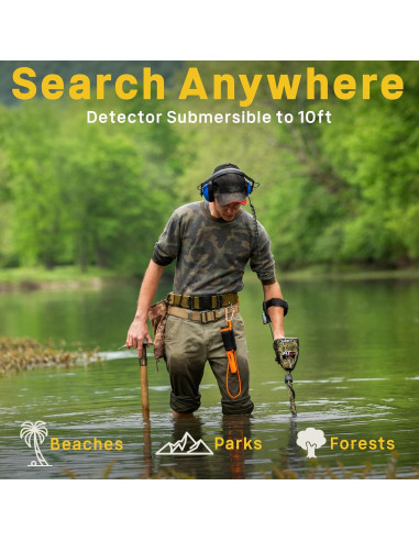 Detector de Metales Garrett Jase Robertson IP54 Inalámbrico