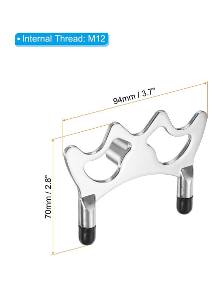 Cabezal de Puente de Billar PATIKIL con Manguito de Goma