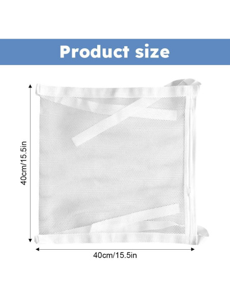 Bolsa de Lavandería Pilarmuture para Secadora de Zapatillas 40x40cm