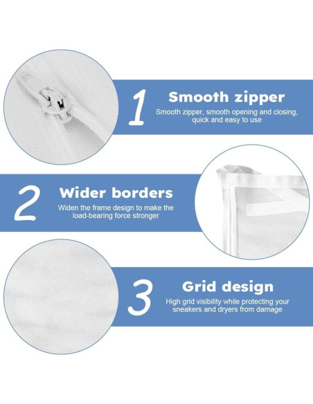 Bolsa de Lavandería Pilarmuture para Secadora de Zapatillas 40x40cm