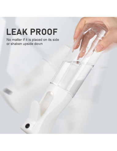 Botella de Spray Continua ELEMSY 200 ml - 2 Unidades, Nebulización Ultra Fina