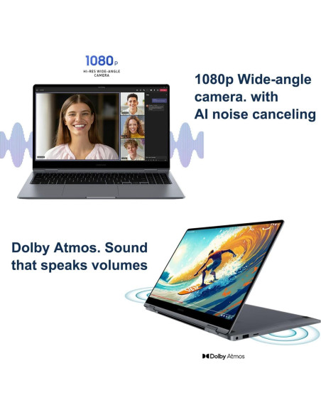 Laptop 2 en 1 Samsung Galaxy Book 4, 15.6" FHD AMOLED, i7