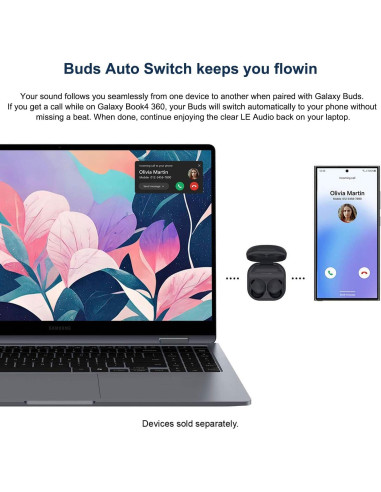 Laptop 2 en 1 Samsung Galaxy Book 4, 15.6" FHD AMOLED, i7