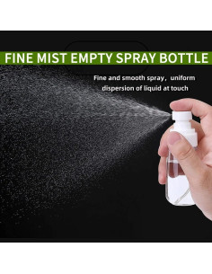 Botella Spray Neblina Fina TOSERSPBE 60ml - 2PCS 2