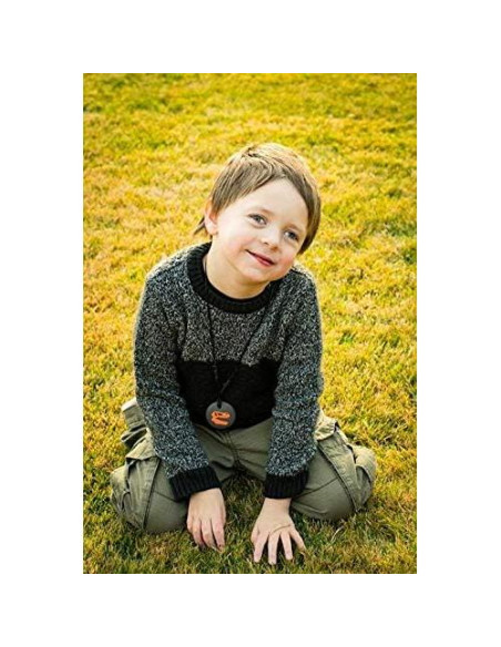 Collar Masticable Munchables Calavera Dino Verde - Joyería Fidget Collar Masticable Munchables Calavera Dino Verde - Joyería Fidget