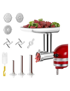Accesorio Picadora de Carne Acero Inoxidable Rafbar para KitchenAid