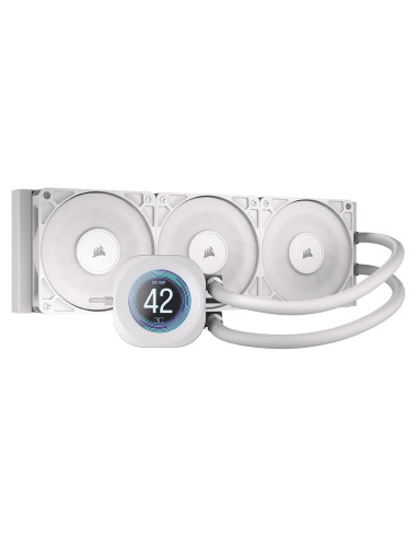 Enfriador de CPU Líquido CORSAIR Nautilus 360 RS LCD 360mm Blanco