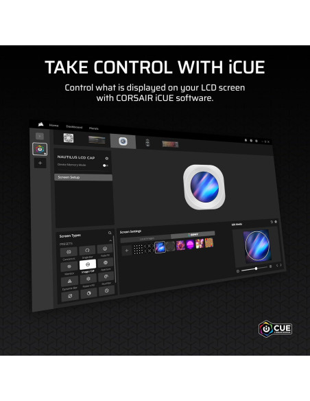 Enfriador de CPU Líquido CORSAIR Nautilus 360 RS LCD 360mm Blanco