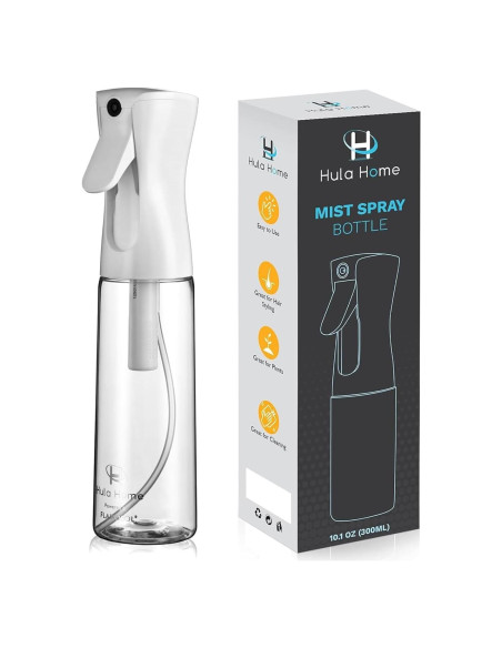 Botella Spray Hula Home 300ml - Niebla Fina Continua - Blanco