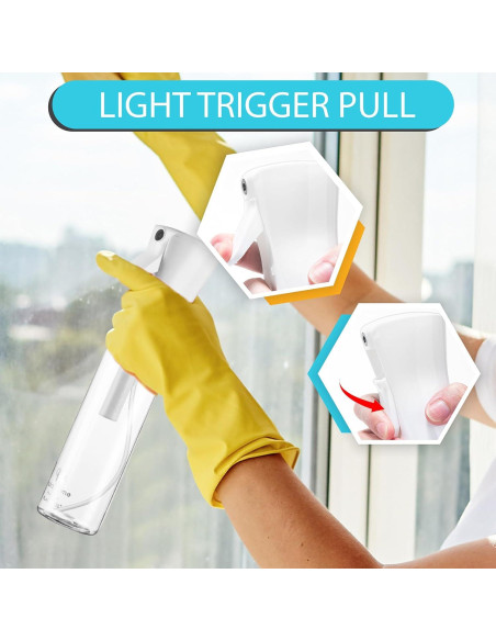 Botella Spray Hula Home 300ml - Niebla Fina Continua - Blanco