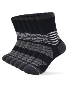 Calcetines de Compresión IRAMY Unisex para Alivio de Fascitis Plantar - 3 Pares