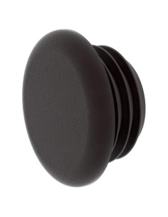 Tapones MOCAP para Tubos Redondos 42mm - 20pcs Negro Mate