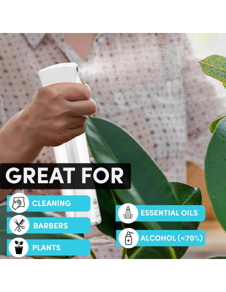 Botella Spray Hula Home 300ml - Niebla Fina Continua - Blanco