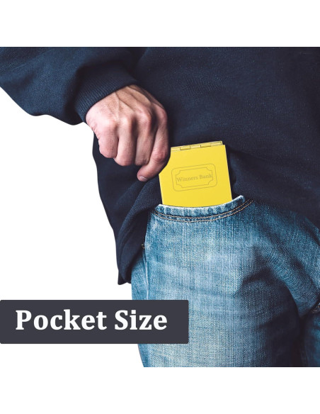 Caja de Ahorros Portátil Hoowen Amarilla 10.9x6.6cm