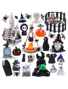 Figuras Miniatura de Halloween DIYDEC 54pcs Resina Decorativa