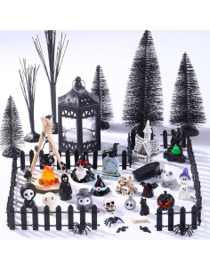 Figuras Miniatura de Halloween DIYDEC 54pcs Resina Decorativa 2