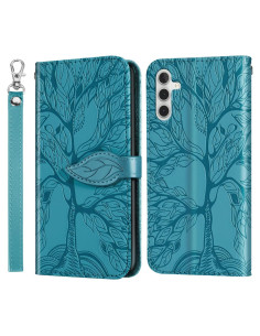 Funda Flip Turquesa para Samsung Galaxy A35 5G con Soporte