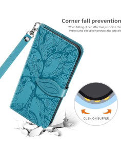 Funda Flip Turquesa para Samsung Galaxy A35 5G con Soporte 2