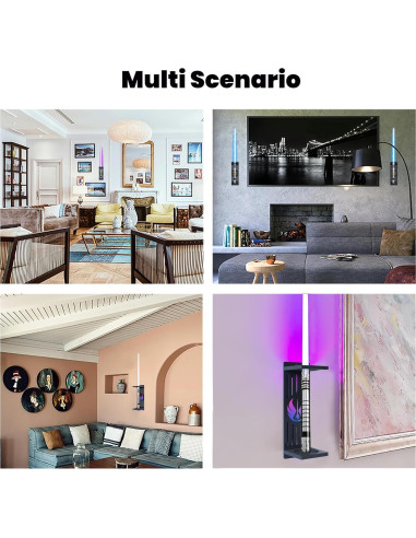 Soporte de Pared para Sable de Luz Smallan - Acrílico Gradiente