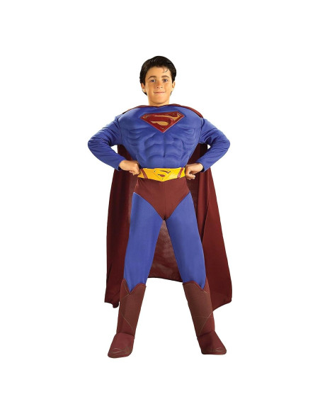 Disfraz Deluxe Superman Pecho Musculoso Niños 2-4 años