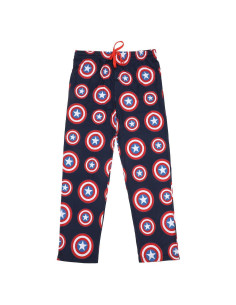 Pantalones de dormir hombres Capitán América azul marino M