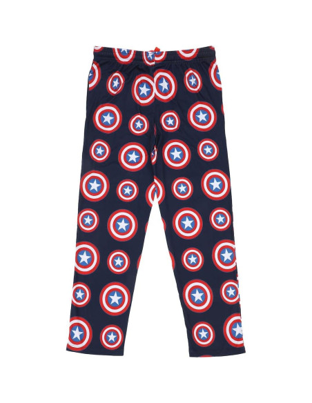 Pantalones de dormir hombres Capitán América azul marino M