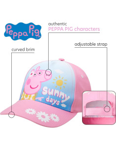 Gorra de béisbol Peppa Pig Hasbro - Ajustable 2-4 años 2