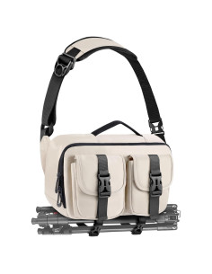 Bolsa de Mensajero para Cámara VISIO CA Beige Impermeable