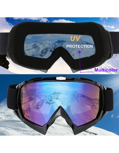 Gafas de esquí LJDJ con cubre cara para invierno unisex