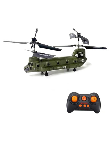 Helicóptero RC Dodoore S026H Militar con Mantenimiento de Altitud