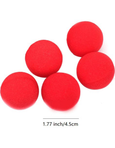 6 Bolas de Esponja Suave Roja AIMOFAMAG para Magia de Cerca 2
