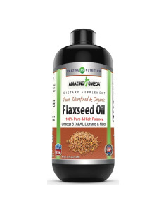 Suplemento Aceite de Semilla de Lino Amazing Omega 473 ml