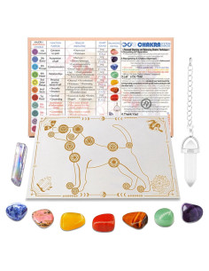 Tablero de Sanación de Chakras para Perros PapaLegba 20x30cm