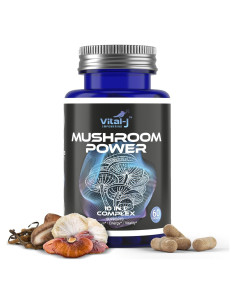 Suplemento Dietético Nootrópico Vital-J 60 Cápsulas Champiñones