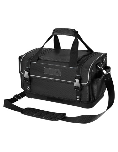Bolsa de Herramientas FUZVOL Negra Impermeable 2.23 kg 39.88x21.08x23.88 cm