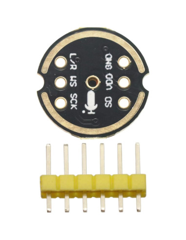 2 Pcs Micrófono Omnidireccional INMP441 MEMS I2S 24 bits