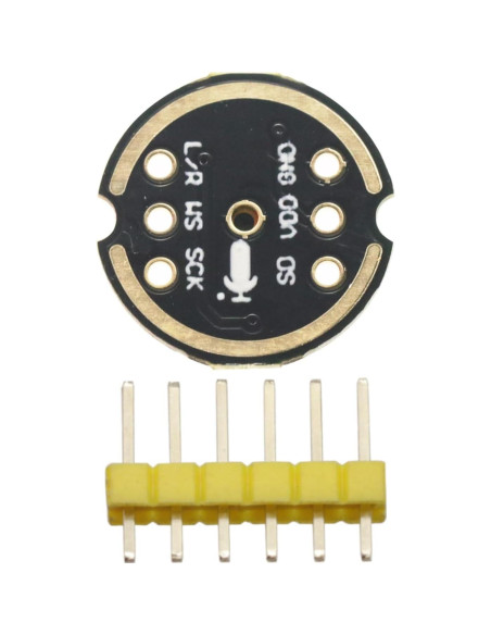 2 Pcs Micrófono Omnidireccional INMP441 MEMS I2S 24 bits